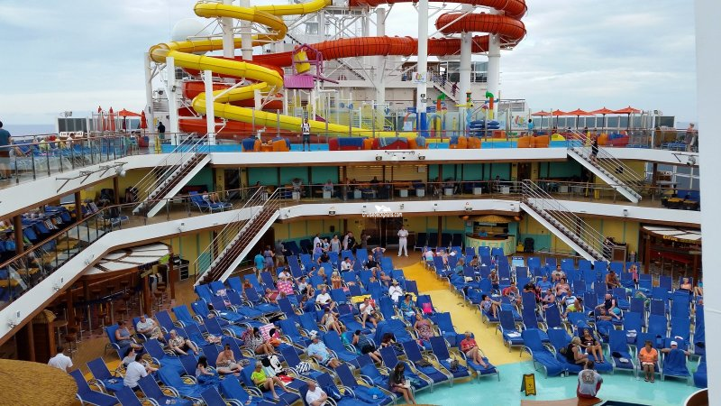 Carnival Vista Beach Pool Pictures