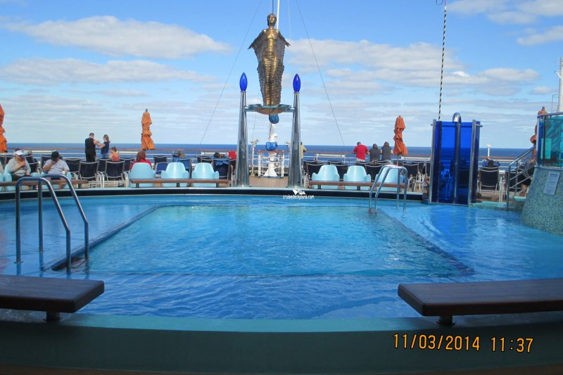 Carnival Dream Sunset Pool Pictures