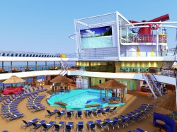 Carnival Horizon Beach Pool picture