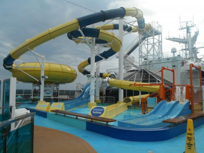 carnival dream cruise ship slide