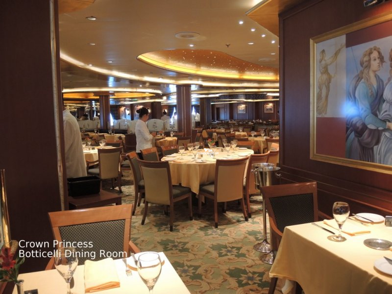 botticelli dining room princess cruises