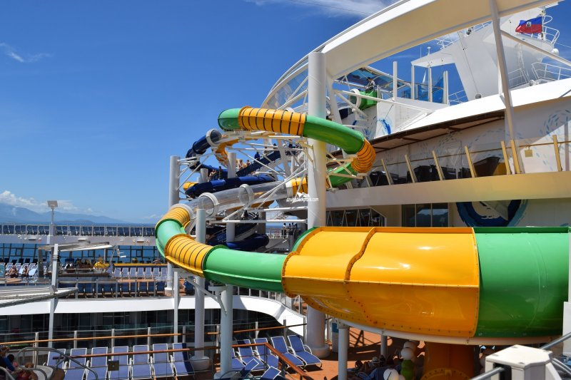 Harmony of the Seas Waterslides Pictures