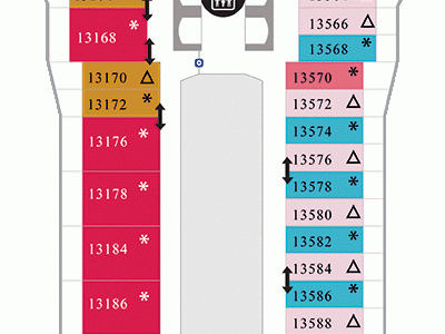 Spectrum of the Seas Stateroom 13170