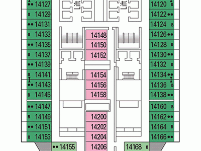 MSC Meraviglia Stateroom 14126