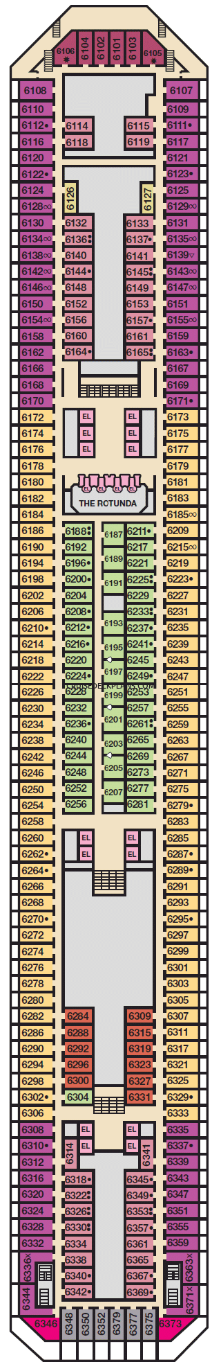 Carnival Destiny Deck Plans, Layouts, Pictures, Videos