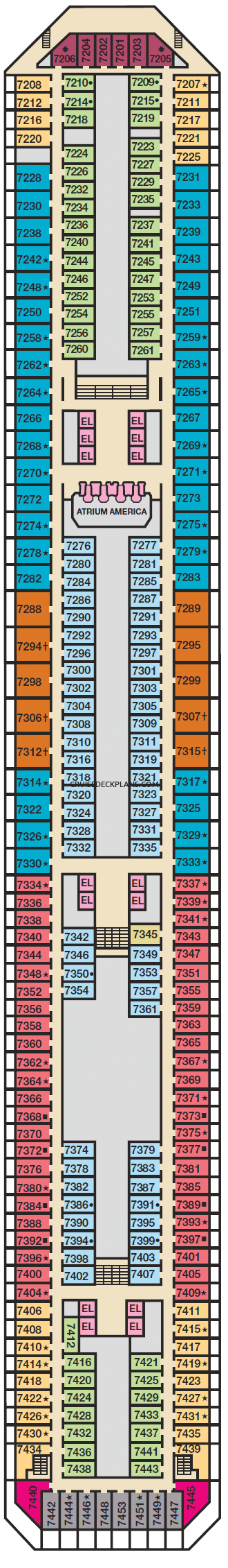 Carnival Valor Floor Plan - Carpet Vidalondon