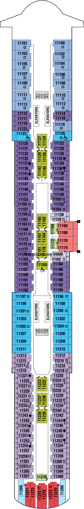 Celebrity Edge Deck 11 Deck Plan Tour