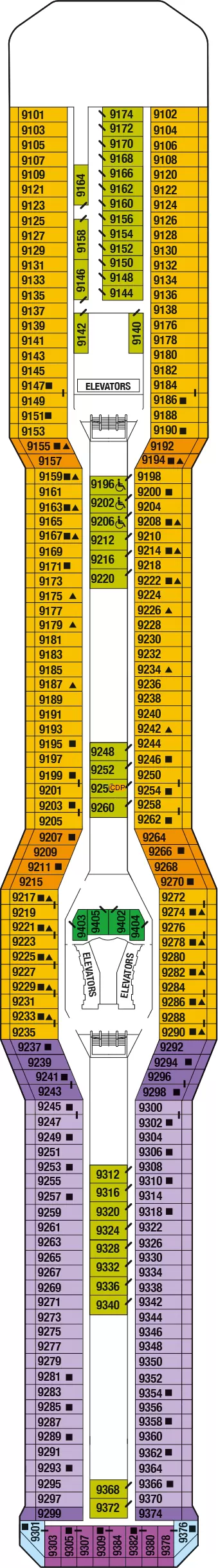 Celebrity Silhouette Panorama Deck 9 Plan 