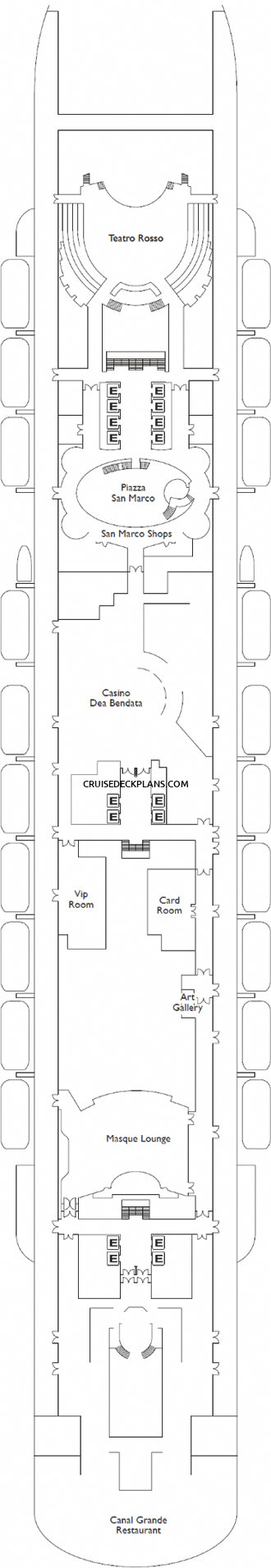 Costa Venezia 4 Deck Plan Tour