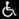 Wheelchair accessiblity symbol