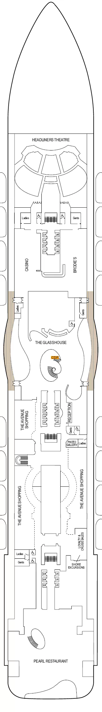 Iona 7 deck 7 plan | Cruisedeckplans.com