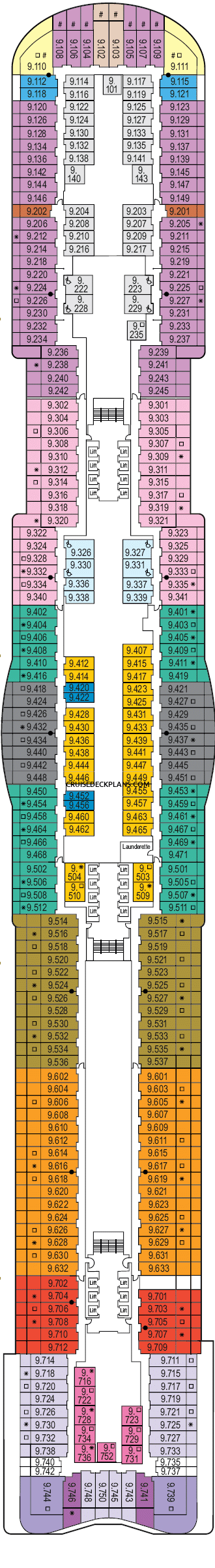 plan of iona cruise ship