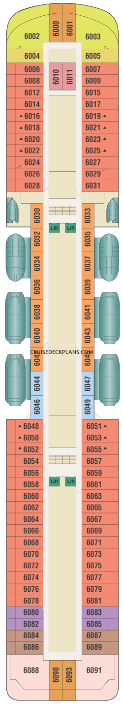 Royal Princess Deck Plans Layouts Pictures Videos 1817