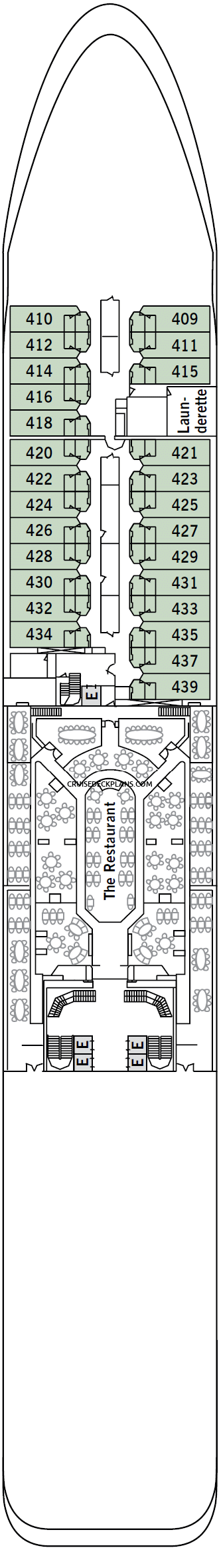 Silver Shadow Deck 4 Deck Plan Tour