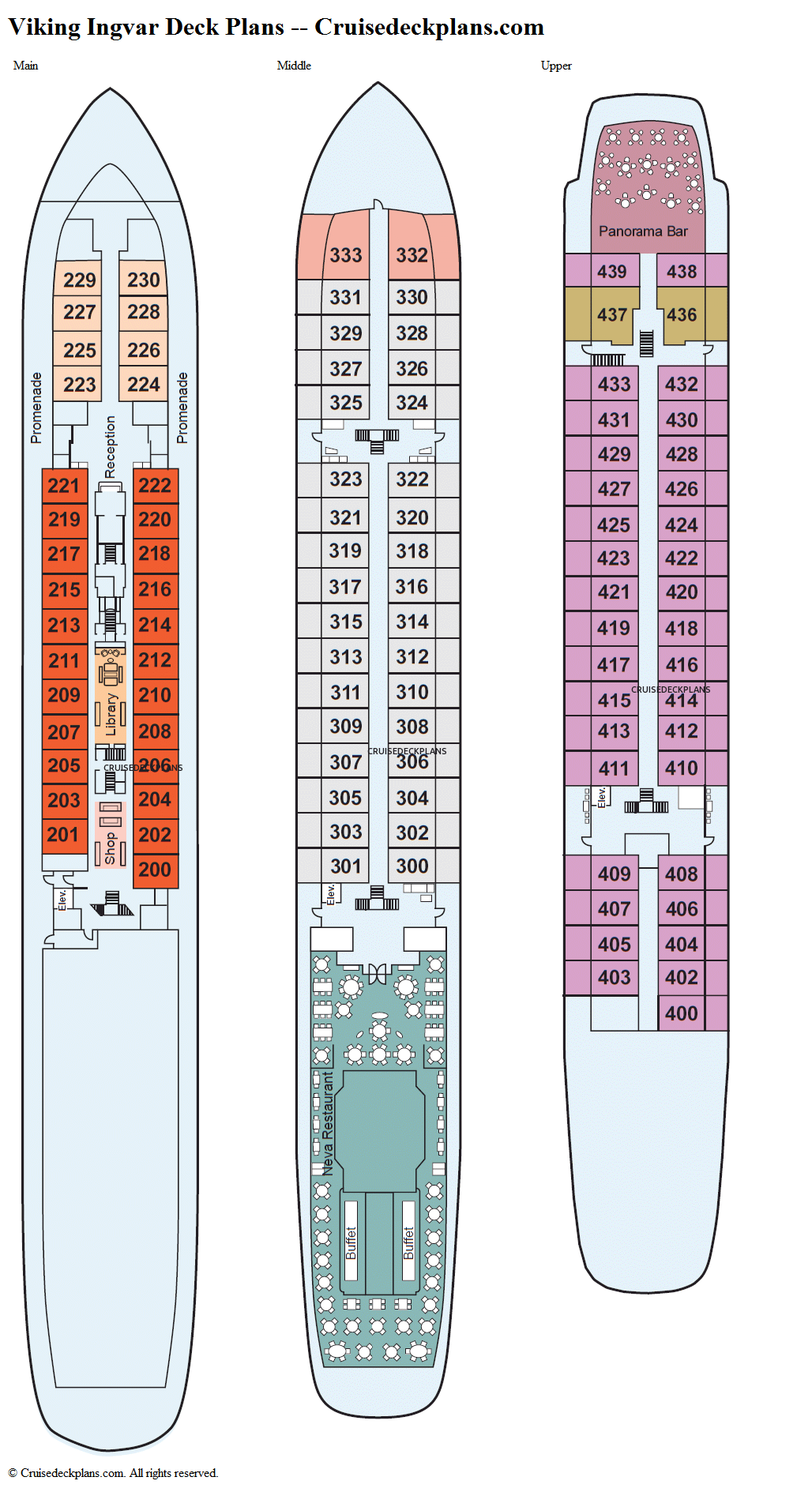 Viking Ingvar Deck Plans, Diagrams, Pictures, Video