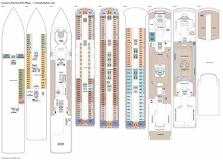 Azamara Pursuit deck plans