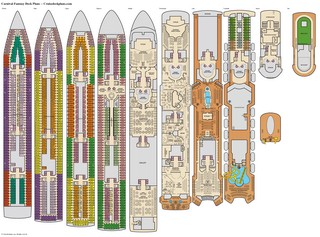 Carnival Fantasy deck plans