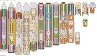 Carnival Sunrise deck plans