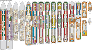 Carnival Tropicale deck plans