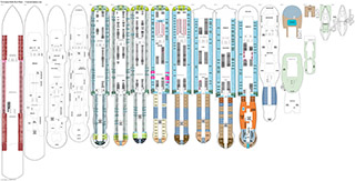 Norwegian Bella deck plans