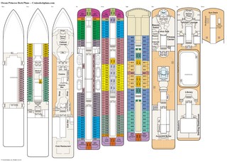 Ocean Princess deck plans