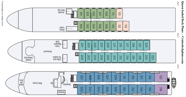 Queen Isabel deck plans