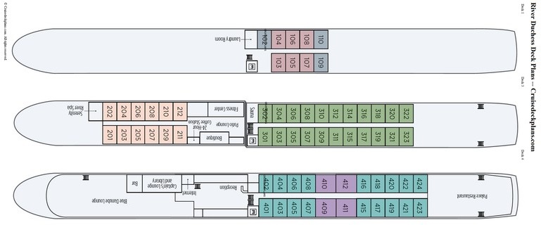 River Duchess deck plans