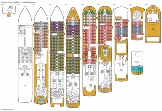 Seabourn Ovation deck plans