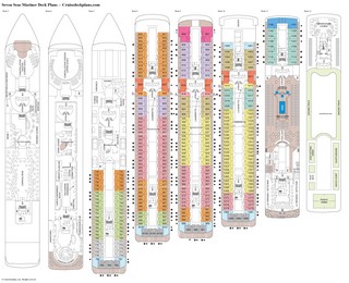 Seven Seas Mariner deck plans