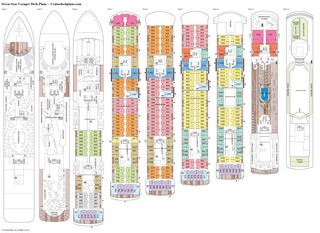Seven Seas Voyager deck plans