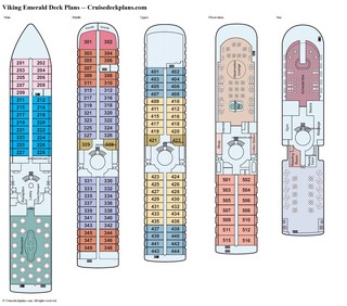 Viking Emerald deck plans