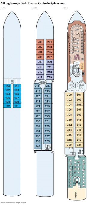 Viking Europe deck plans