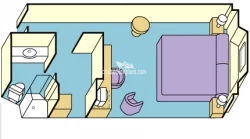 Caribbean Princess Oceanview Layout