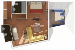 Carnival Splendor Captains Suite Layout