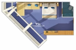 Carnival Conquest Scenic Oceanview Layout