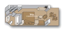 Deluxe Balcony diagram