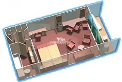 Minisuite floor plan