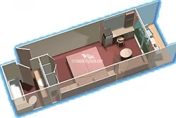 Deluxe Balcony diagram