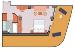 Costa Luminosa Panorama Suite Layout