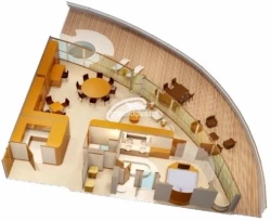 Disney Dream Concierge Royal Suite Layout