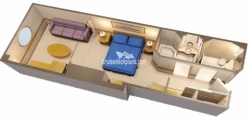 Disney Magic Oceanview Layout