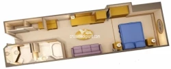 Disney Magic Deluxe Interior Layout