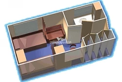 Enchantment of the Seas Oceanview Layout