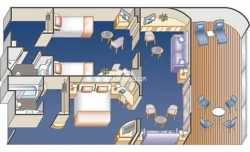 Two Bedroom Suite diagram