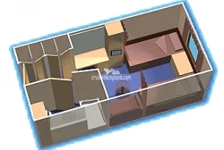 Grandeur of the Seas Oceanview Layout