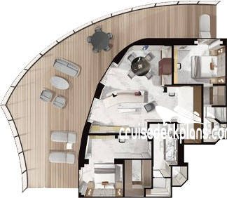 Seven Seas Prestige Signature cabin floor plan Seven Seas Prestige Signature cabin floor plan
