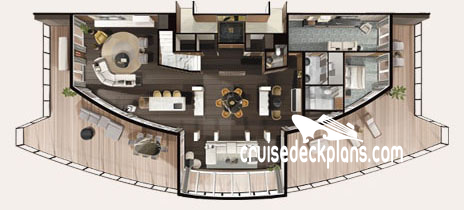 Seven Seas Prestige Regent cabin floor plan Seven Seas Prestige Regent cabin floor plan
