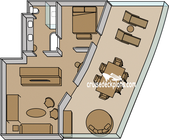 Oosterdam Bridgeview cabin floor plan Oosterdam Bridgeview cabin floor plan