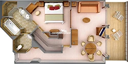 Silver Spirit Silver Suite Layout