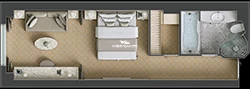 Silver Spirit Vista Suite Layout